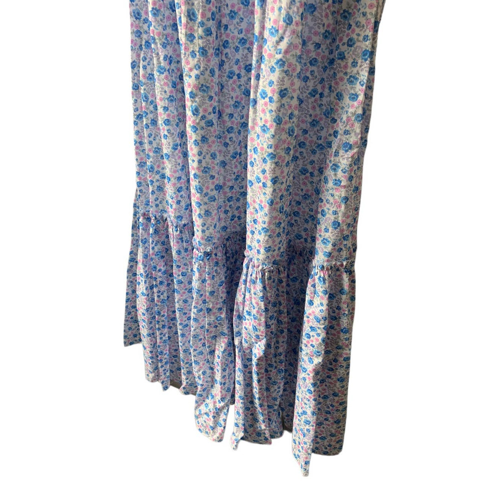 LoveShackFancy Angie Dress Midi Floral Crushed Blueberries, size 6, NWT - Picture 7 of 12